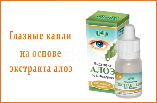 Глазные капли на основе экстракта алоэ Глазные капли на основе экстракта алоэ лечение заболеваний глаз фотография